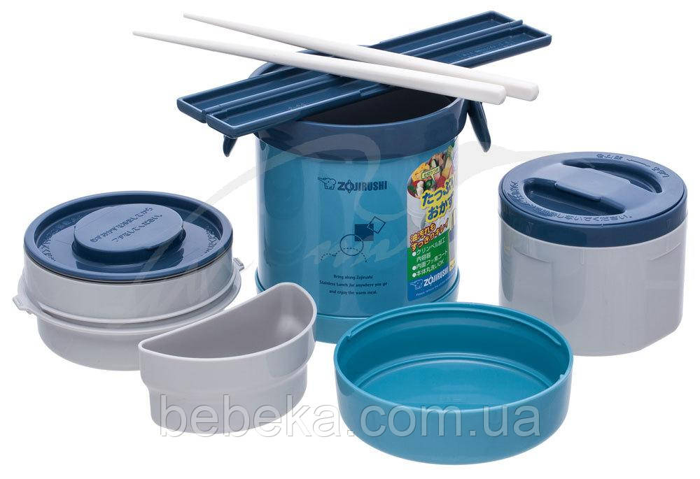 Набір для ланчу ZOJIRUSHI SL-MEE07AB ц:синій (SM-AFE35BF), фото 1
