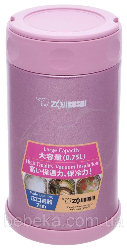 Харчової термоконтейнер ZOJIRUSHI SW-FCE75PS 0.75 л ц:рожевий (SM-PB30YP)