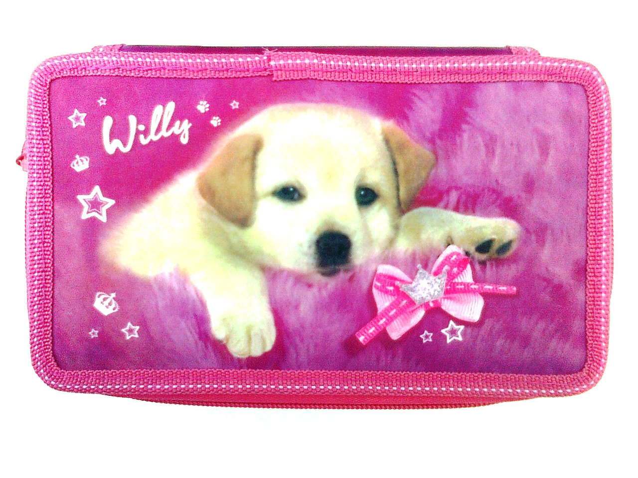 Пенал 3 відділення WL-7062 Щеня, фото 1