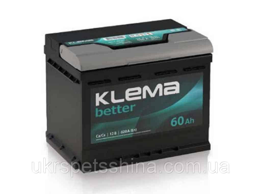 Аккумулятор Klema (Веста) 60 Ah 480А премиум класса СаСа - фото 1 - id-p461045047