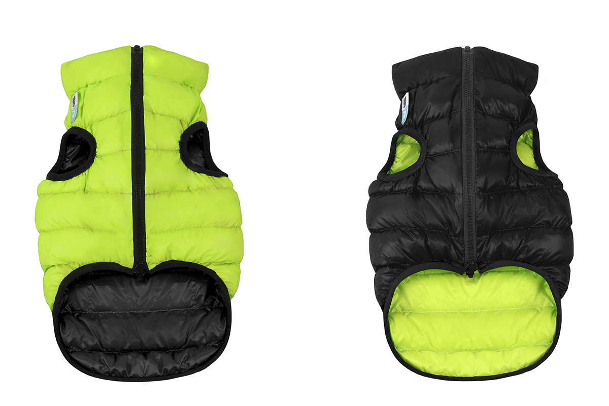 Куртка Airy Vest M 45 жилет салатово-чорний одяг для собак