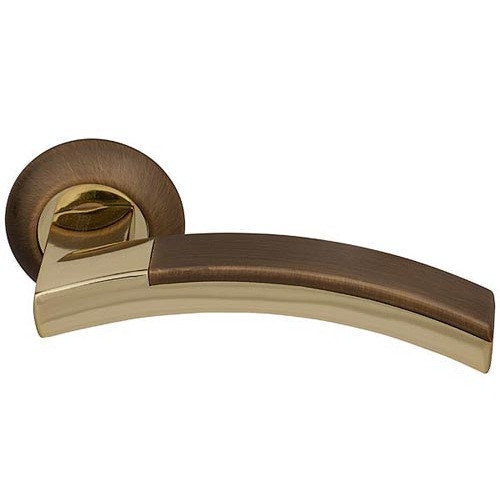 Дверні ручки  FUARO ACCORD RM AB/GP, фото 1