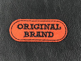 Нашивка Original brand оранж 60х20мм фетр