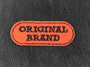 Нашивка Original brand оранж 60х20мм фетр, фото 1