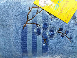 Рушники махрові 70х140 см із вишивкою 6 шт.