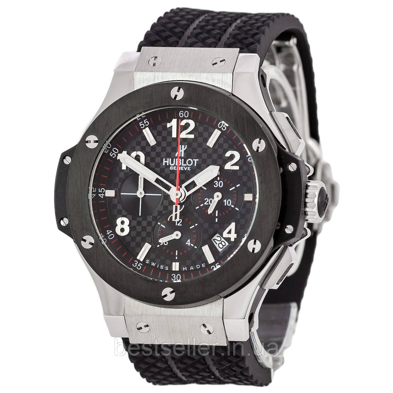 HUBLOT BIG BANG CERAMICA CHRONOGRAPH 44MM SILVER/BLACK. ААА