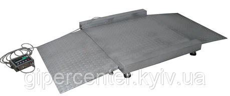 Ваги наїзні (з пандусами) ТВ4-2000-0,5-Н(1500х1500)-S-12е, НПВ: 2000 кг СТАНДАРТ, фото 1