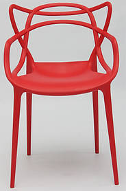 Дитяче крісло АC-006C Masters Chair Kids, червоний пластик, дизайн Philippe Starck