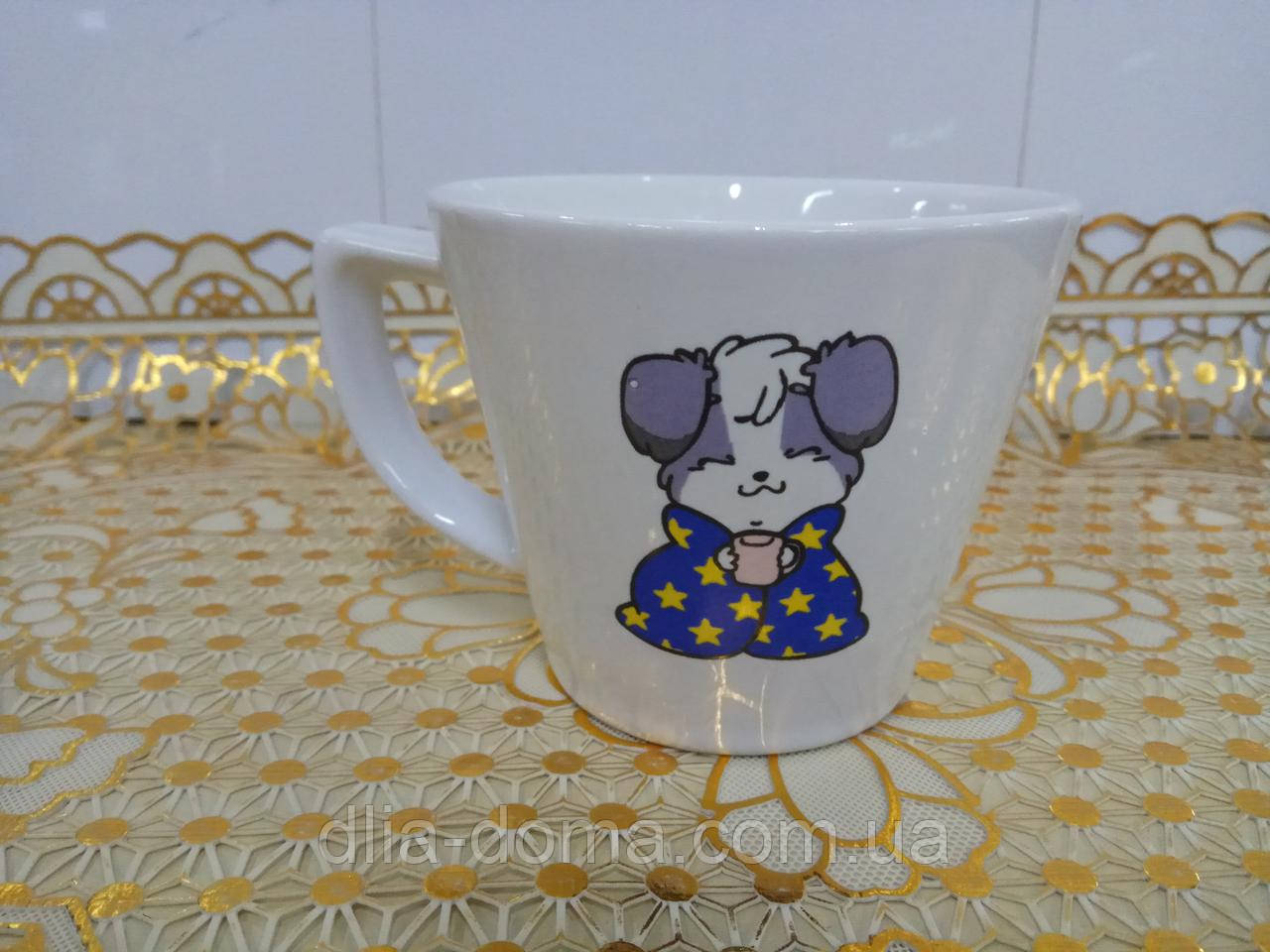 Чашка конус із декол собаки, фото 1