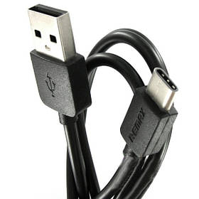 Кабель USB Remax Light Type-C 1M Black (RC-006A)