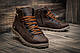 Черевики шкіряні зимові CAT Rider Nubuck Brown - фото 1 - id-p625370687