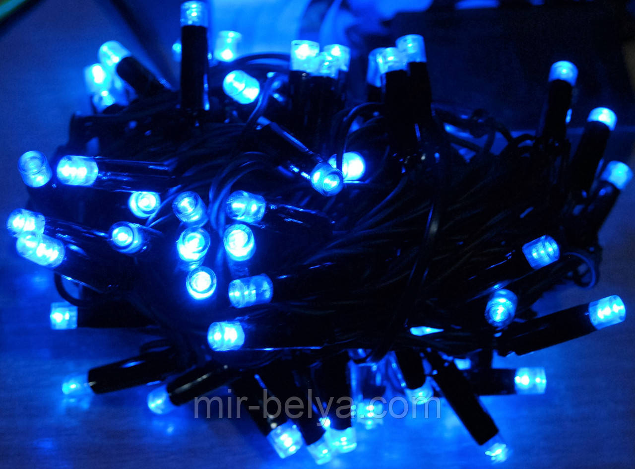 Світлодіодна гірлянда новорічна 100 Led Light Color, фото 1
