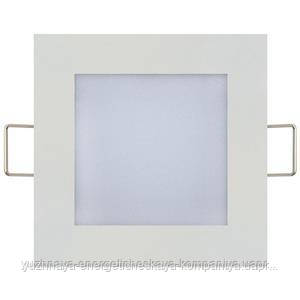 Светильник встраиваемый SMD 3W 2700K / 4200K / 6400K LED PANEL квадрат - фото 1 - id-p625410861