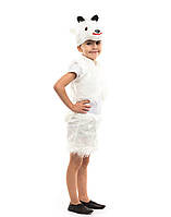 Детский карнавальный костюм Козлик белый мех (3-7 лет)