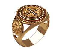 Крест, Рыцарский крест, Испанский Крест, печатка, перстень, кольцо