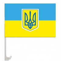 Флажок Украины автомобильный 30х45 см