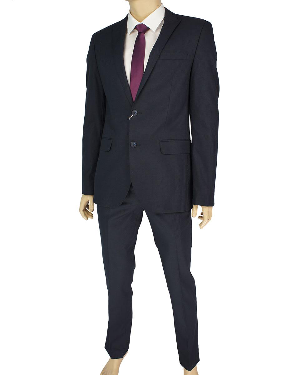 Стильний чоловічий костюм Giordano Conti 279 # 1 в темно-синьому кольорі, фото 1
