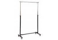 Металева підлогова стійка для одягу регульована 100-150 див. Профіль 25мм.