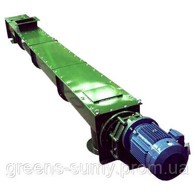 Шнековый транспортер в лотке 100 мм, 1,5кВт, 6 м - фото 3 - id-p621102702