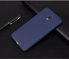 Чохол Meizu M5C / Meilan A5 5.0" силікон soft touch бампер темно-синій