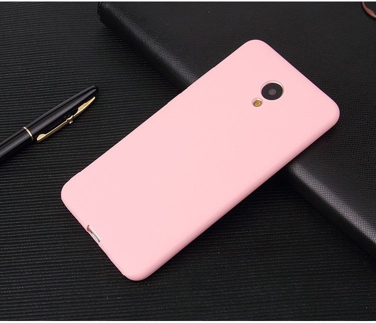 Чохол Meizu M5C / Meilan A5 5.0" силікон soft touch бампер світло-рожевий