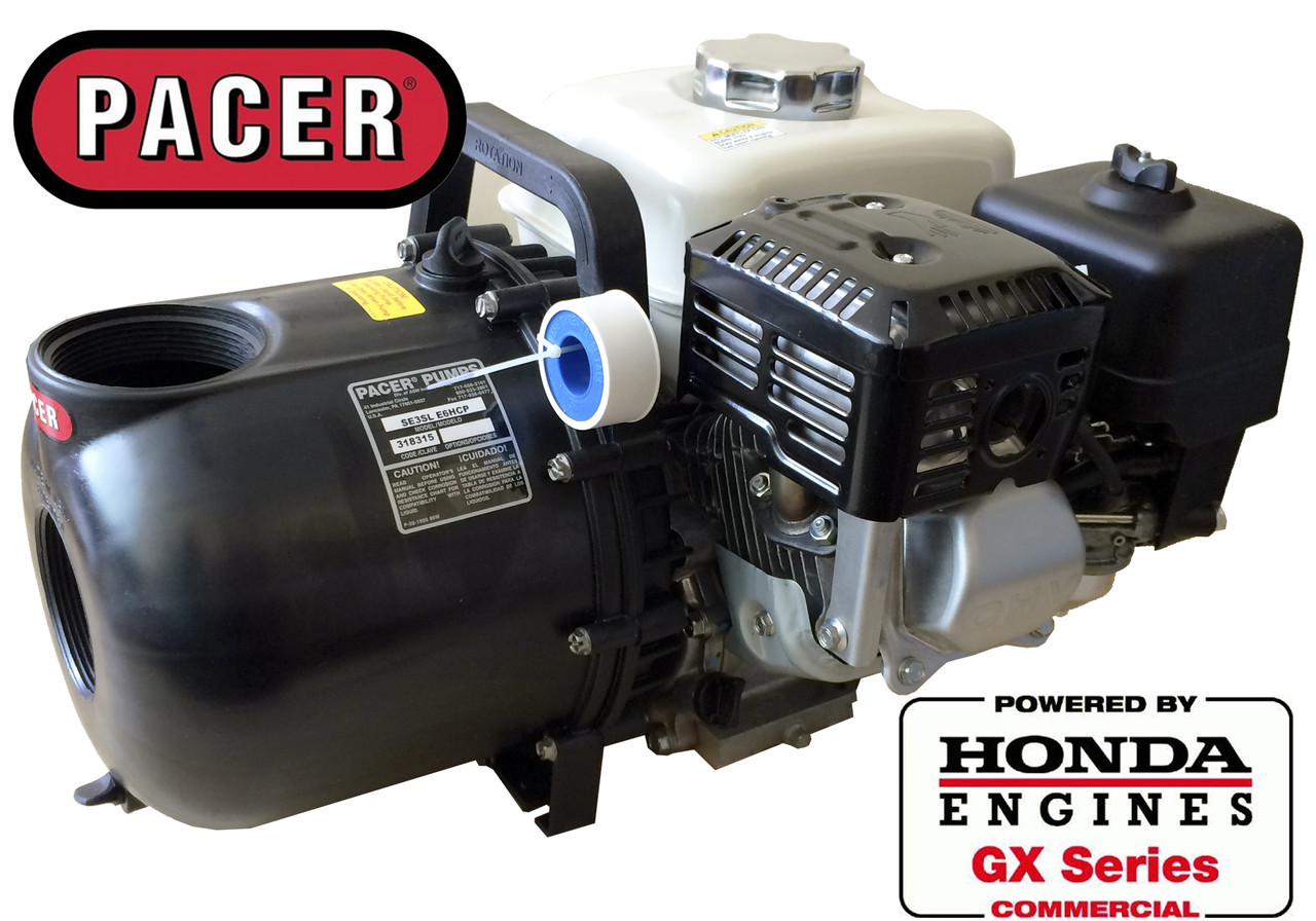 Поліпропіленова мотопомпа для КАС з двигуном HONDA, 1060 л/хв. (3")
