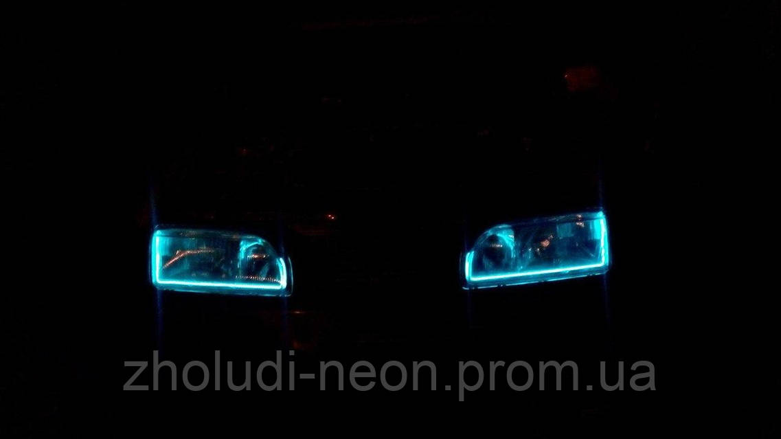 【NEONSIGN】Ne ARGO（2023 New Year Model） Ангельские глазки на Mersedes белые. З гнучкого неону. На 2