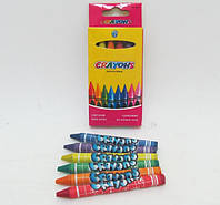 Мелки восковые (6 цв.) Crayons 8496-6