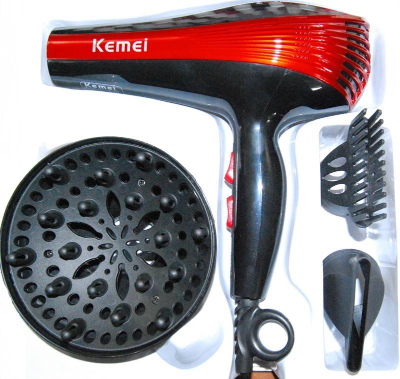 Фен із насадками та дифузором 1800W KM-899