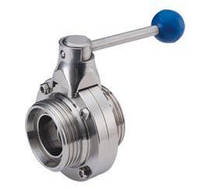 Клапан дисковый резьба/резьба Ду 32 AISI 304