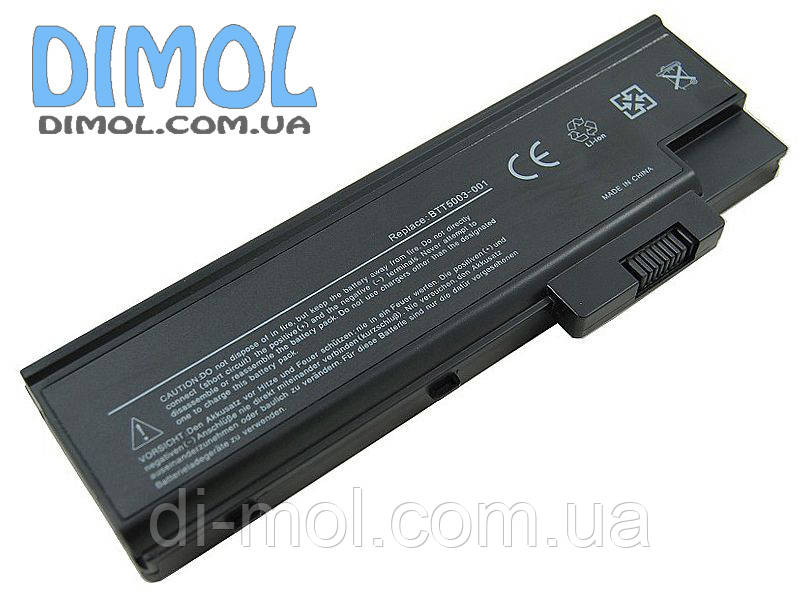 Акумуляторна батарея для Acer Aspire 1410 Extensa 2300 3000 4100 series 5200mAh 14.8 v