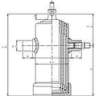 Телескопічний гідроциліндр TC4072F, фото 2