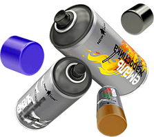 Жаростійкий фарба в аерозолі New Ton, MOTIP, SLIDER та інші