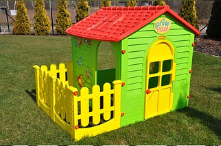 Mochtoys дитячий майданчик гірка і будиночок, фото 2