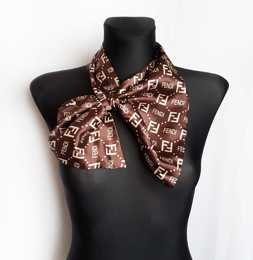 Шийна хустка краватка шовкова, фото 1