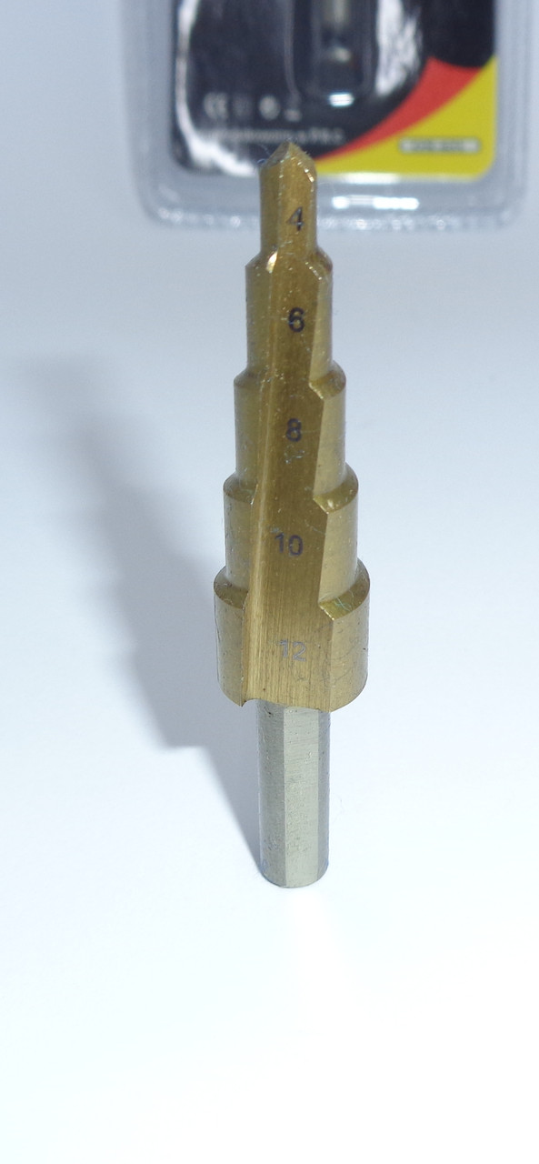 Свердло ступеневе для металу 4-12 мм