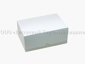 Упаковка для зефіру і еклерів - Біла - 180х120х80 мм