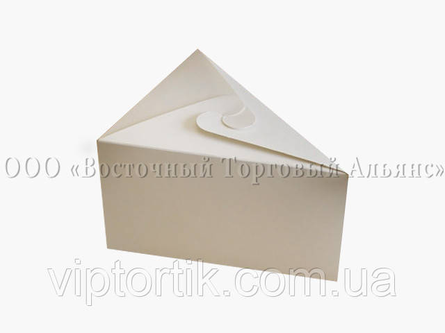 Упаковка для одного шматочка торта №1 - 150х110х90 мм, фото 1