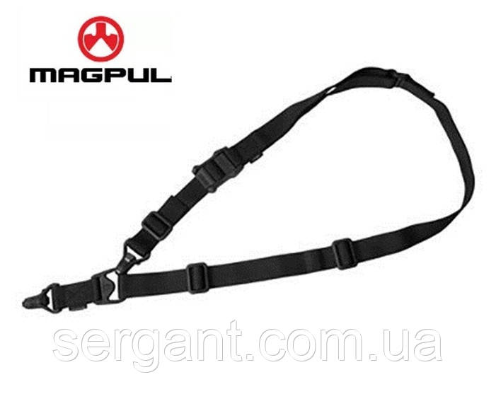 Тактичний збройовий 1-2 точковий ремінь Magpul MS3 МОЄ Gen2 (США) - ЧОРНИЙ