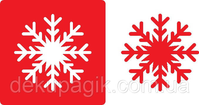 Трафарет багаторазовий на клейовiй основi НГ_65, 9,5х9,5см, фото 1