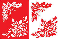 Трафарет самоклейний багаторазовий НГ_75, 10х15см