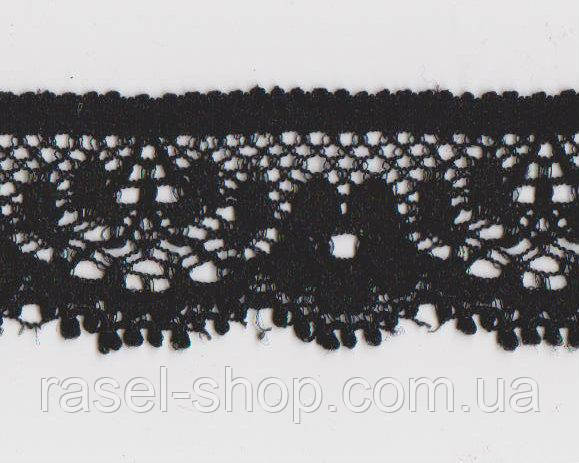 Мереживо No 2084-1617 siyah 2,3 см, фото 1