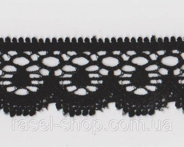 Мереживо No 2087-17 siyah 2 см, фото 1