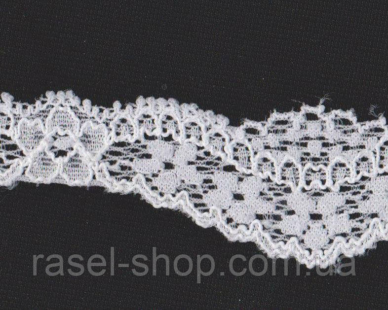 Мереживо No 2021-10 beyaz 3,3 см, фото 1