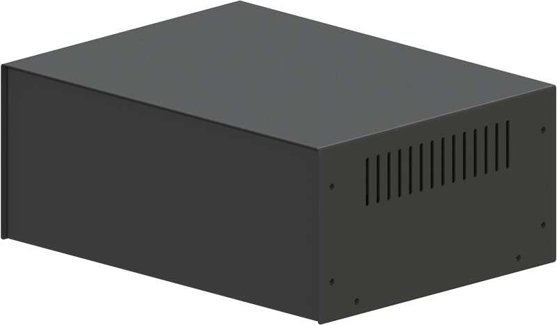 Уцінка. Корпус металевий MB-39 (Ш295 Г217 В120) чорний, RAL9005(Black textured)
