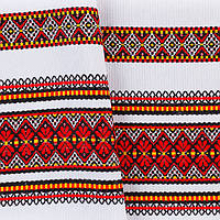 Декоративная ткань с украинским орнаментом "Сатурн" ТД-32 (2/2) от 1 м/пог