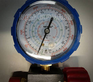 Манометр с краном r12a, R134a, R22a, R404a, R410a, фото 2