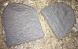 Шапка панчоху подвійна, розмір 54-56 (унісекс, в наявності темно синій колір і льон), фото 6