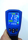 Пірометр FLUS IR-867 (-50...+1180 С) з термопарою К-типу (-50 °C до +1370 °C) 50:1, картою пам'яті, ПЗ, фото 3