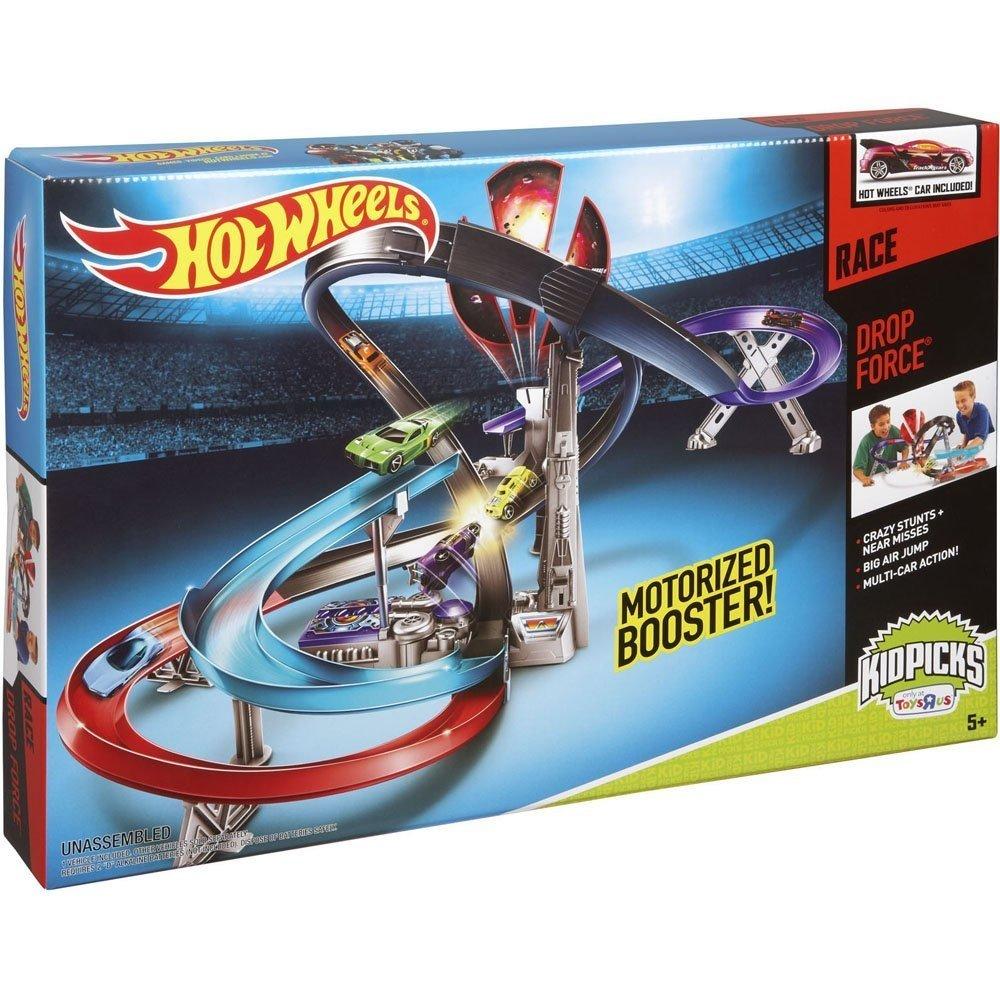 Моторизированный трек Хот Вилс Скоростное скольжение Hot Wheels Drop